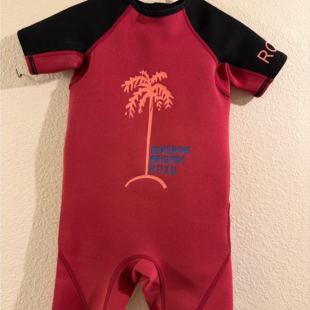 Roxy Kids Rashguard - Pink and Black